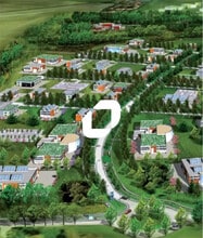 Gazeran - VUE AÉRIENNE  vue de carte