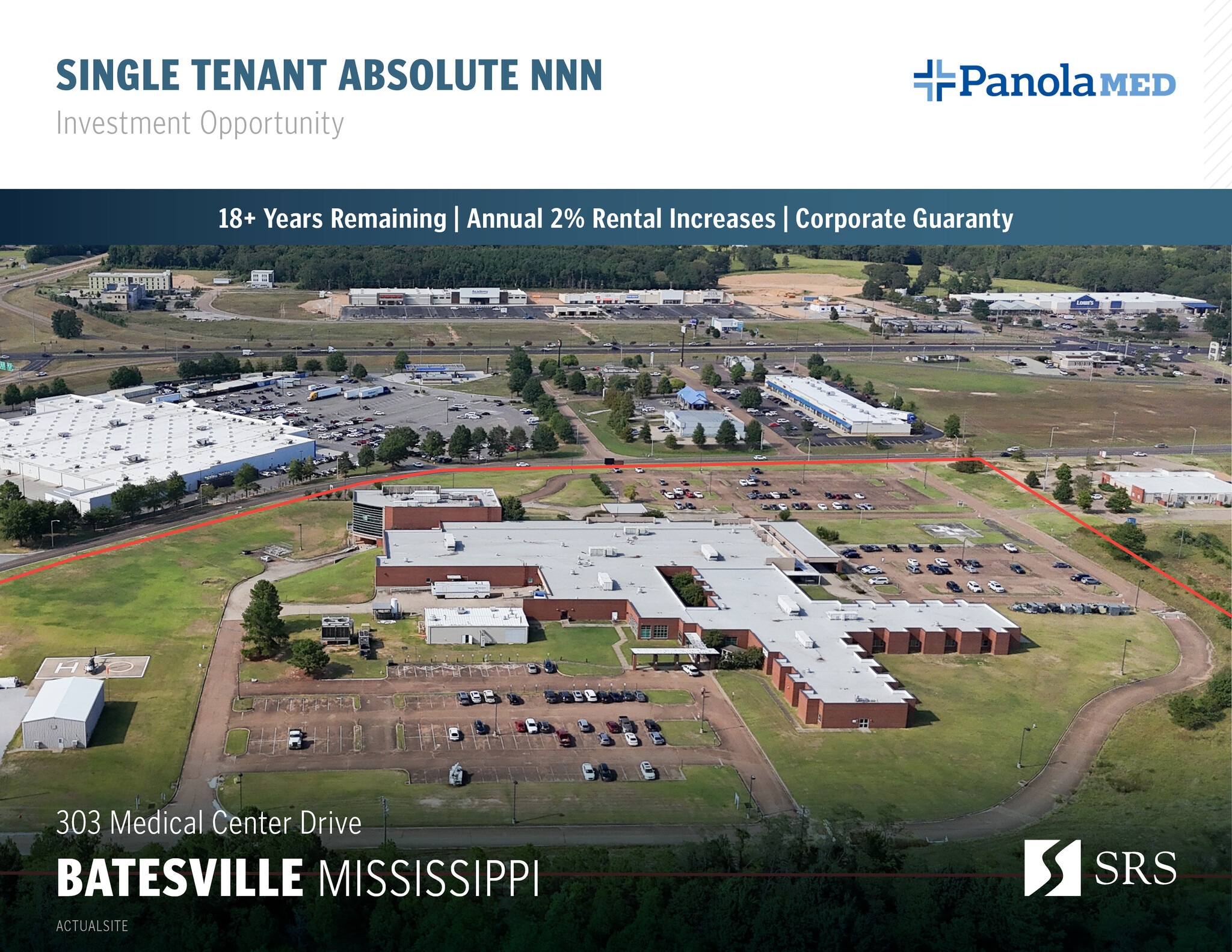 303 Medical Center Dr, Batesville, MS à vendre Photo principale– Image 1 sur 11