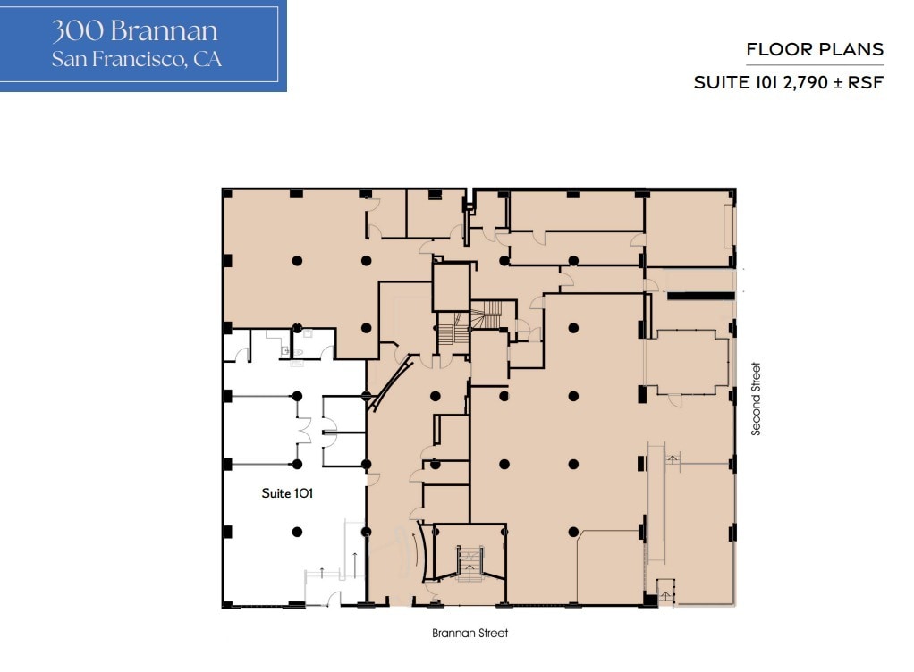 300 Brannan St, San Francisco, CA à louer Plan d’étage– Image 1 sur 1