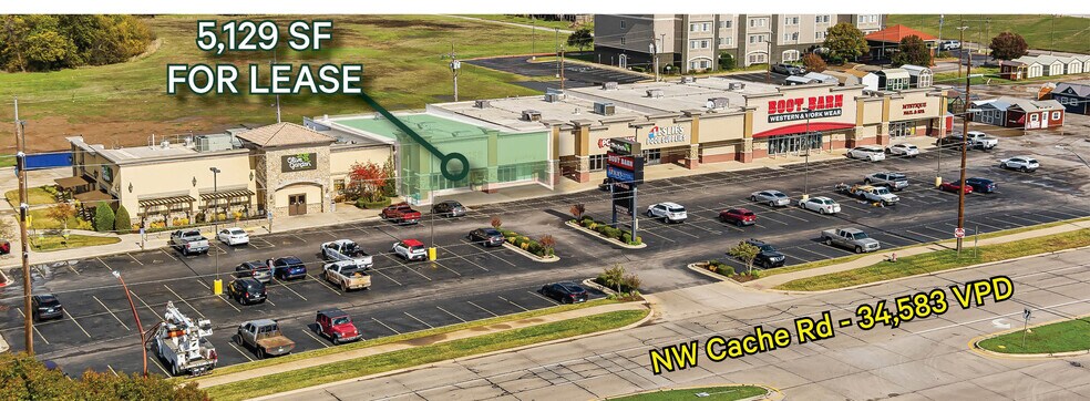 4009-4021 NW Cache Rd, Lawton, OK à louer - Aérien – Image 2 sur 4