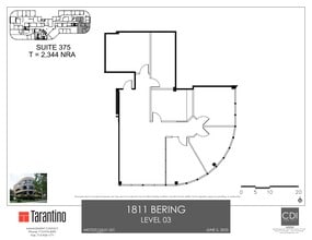 1811 Bering Dr, Houston, TX à louer Plan de site– Image 1 sur 1