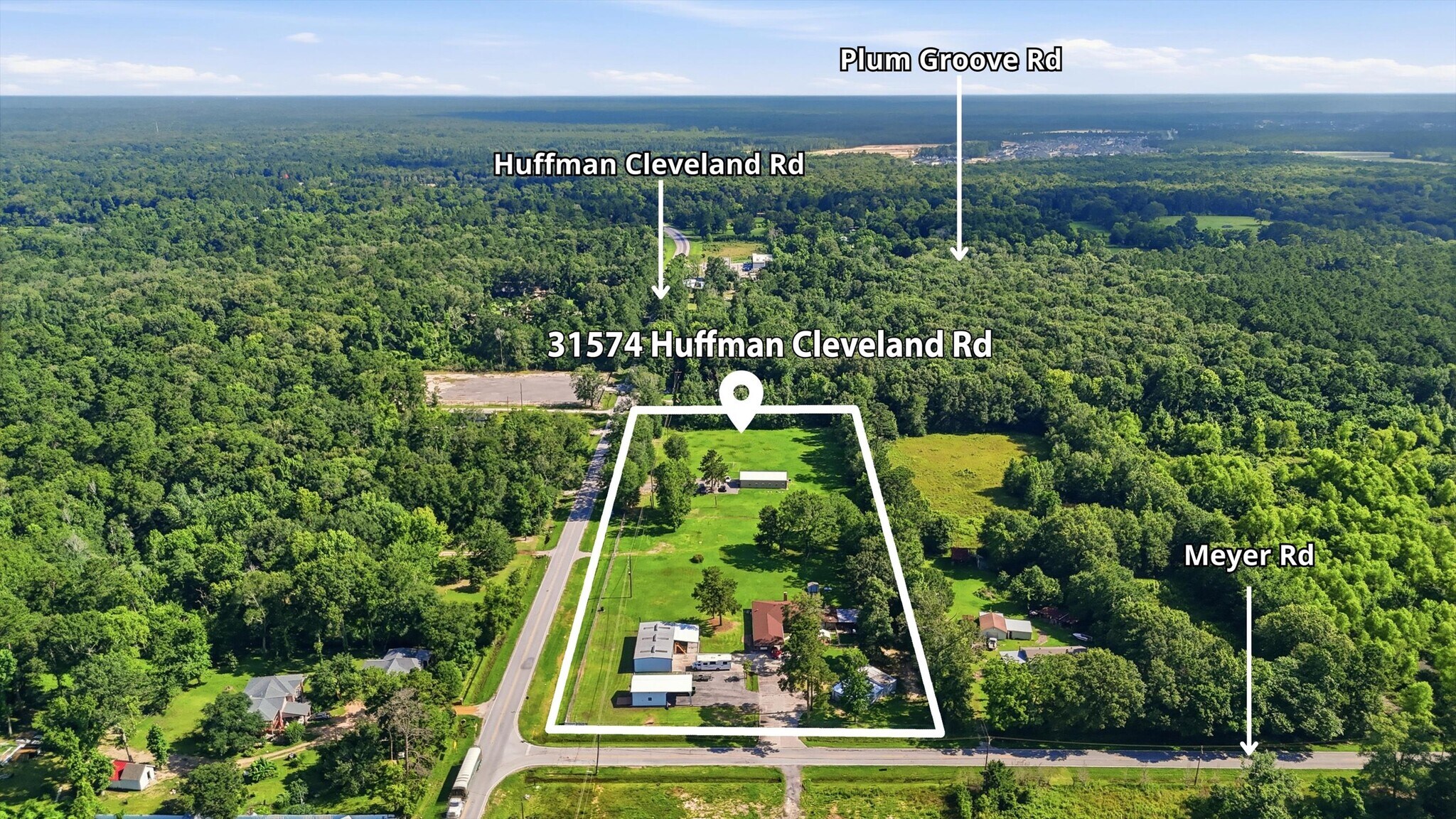 31574 Huffman Cleveland Rd, Huffman, TX à vendre Photo de l’immeuble– Image 1 sur 23