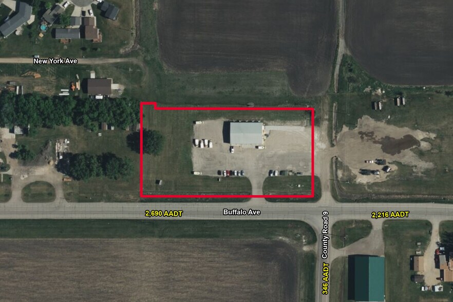 1340 Buffalo Ave, Breckenridge, MN à vendre - Aérien – Image 1 sur 1