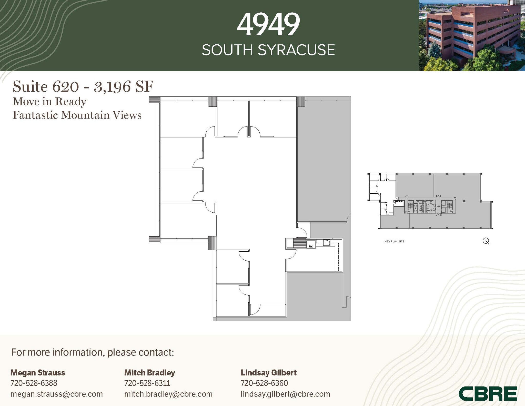 4949 S Syracuse St, Denver, CO à louer Plan d’étage– Image 1 sur 1