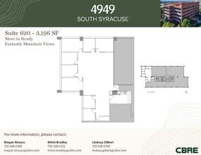 4949 S Syracuse St, Denver, CO à louer Plan d’étage– Image 1 sur 1