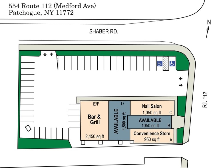 554 Medford Ave, Patchogue, NY à louer - Plan de site – Image 2 sur 8