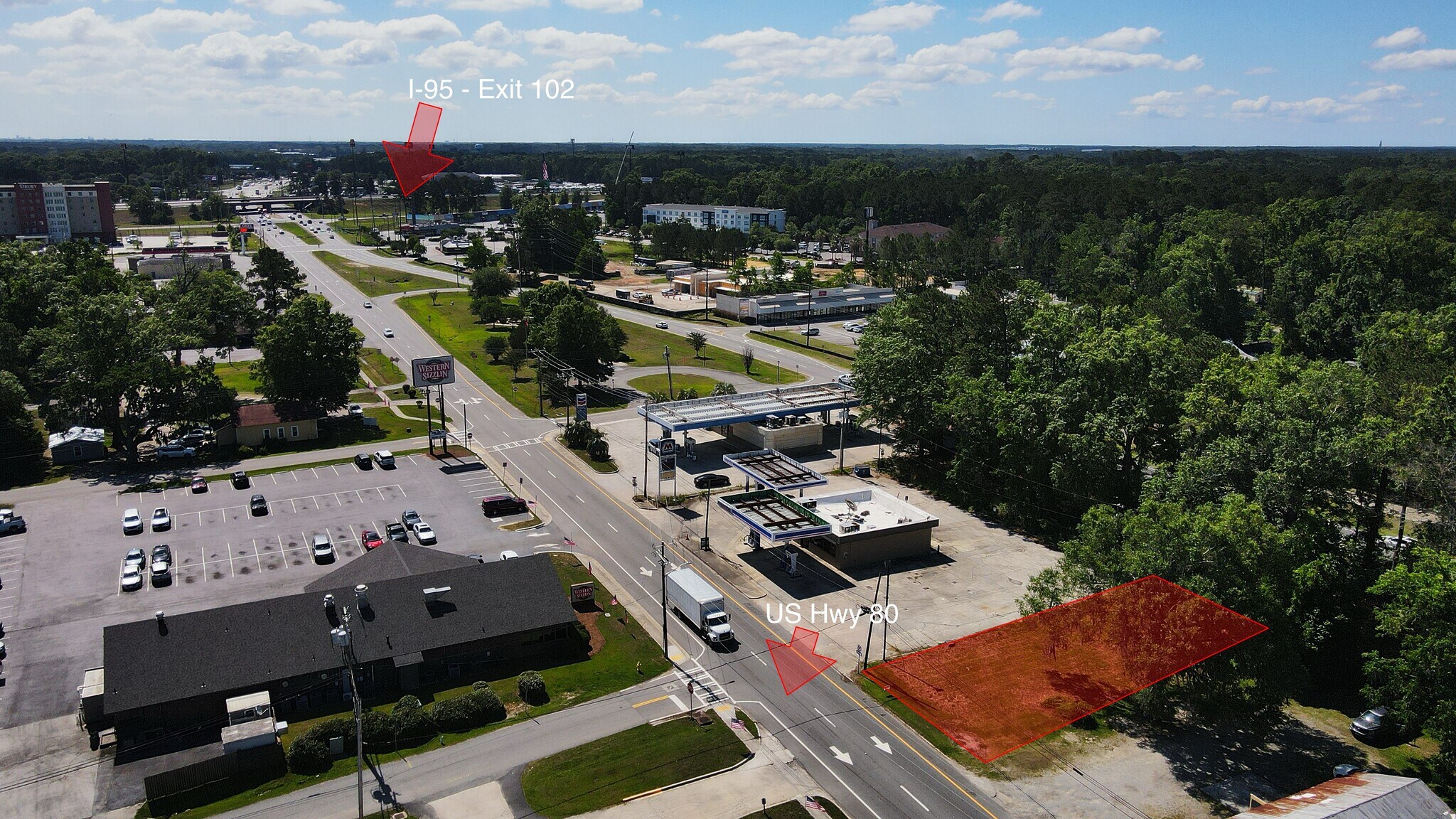 225 US-80, Pooler, GA à vendre Aérien– Image 1 sur 5
