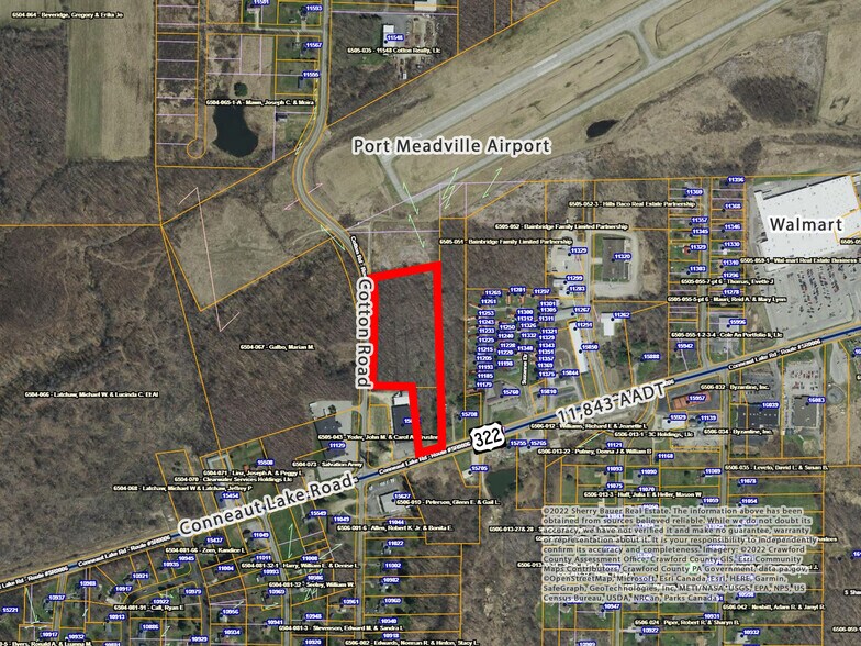 Cotton Rd & Conneaut Lake Rd, Meadville, PA à vendre - Plan de site – Image 2 sur 2