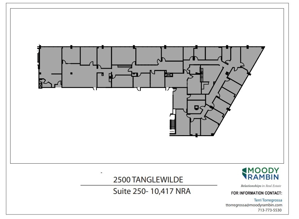 2500 Tanglewilde St, Houston, TX à louer Plan d’étage– Image 1 sur 1