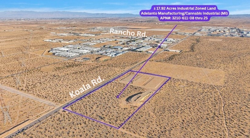 Koala Rd. and Air Expy, Adelanto, CA à vendre - Photo principale – Image 1 sur 4