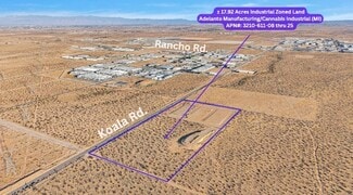 Plus de détails pour Koala Rd. and Air Expy, Adelanto, CA - Terrain à vendre