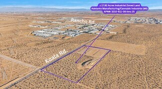 Plus de détails pour Koala Rd. and Air Expy, Adelanto, CA - Terrain à vendre