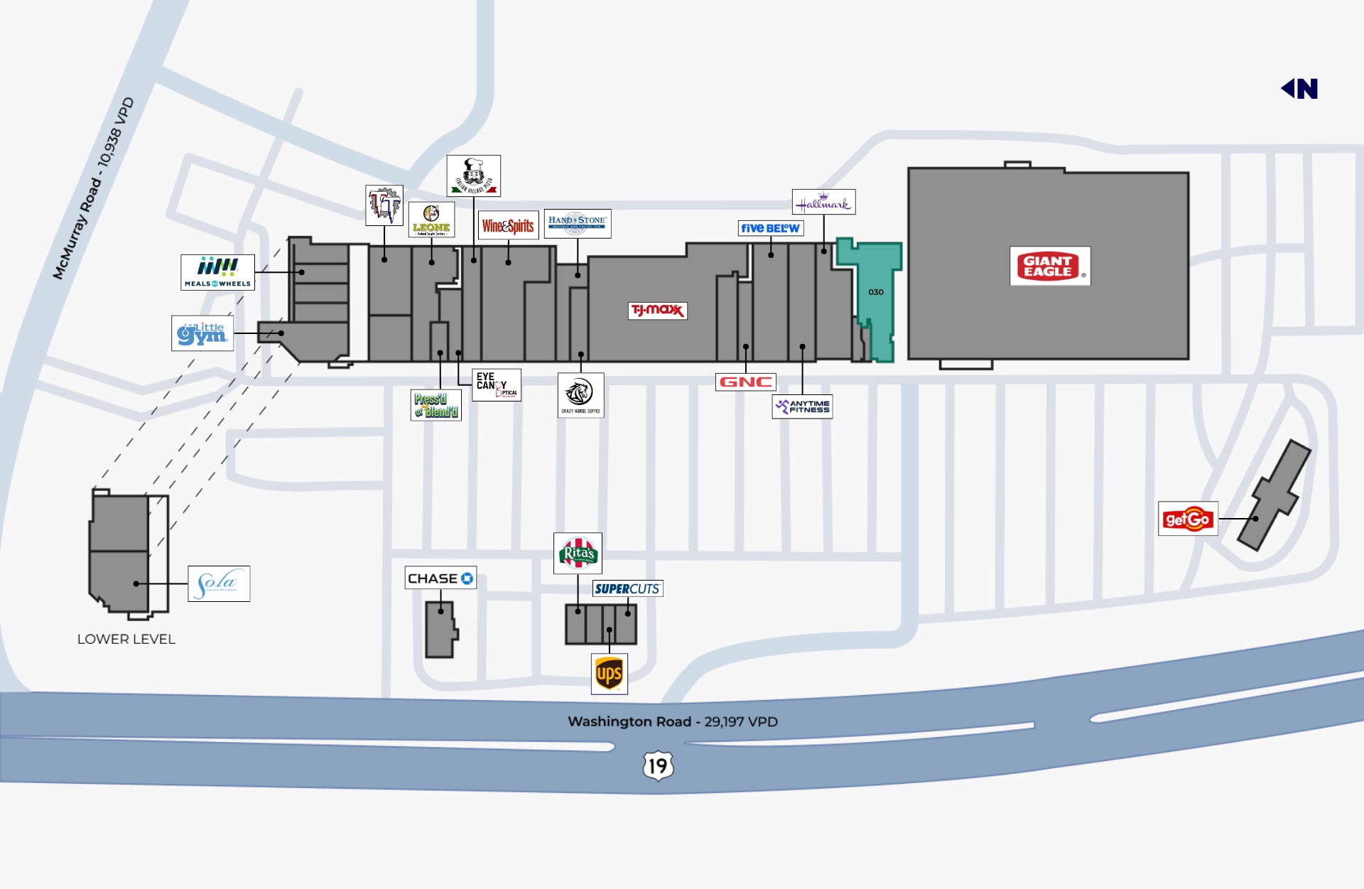 3909-4007 Washington Rd, McMurray, PA à louer Photo intérieure– Image 1 sur 1