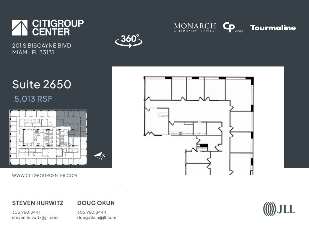 201 S Biscayne Blvd, Miami, FL à louer Plan d’étage– Image 1 sur 1