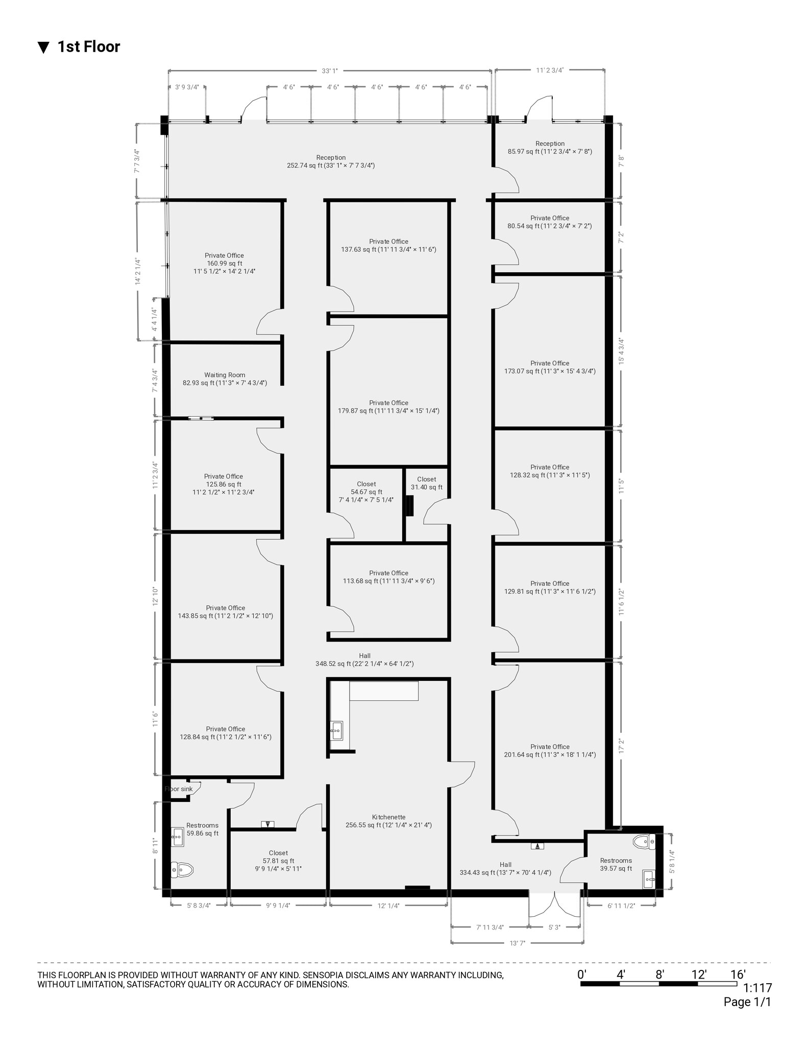 3601 W Commercial Blvd, North Lauderdale, FL à louer Plan d’étage– Image 1 sur 1