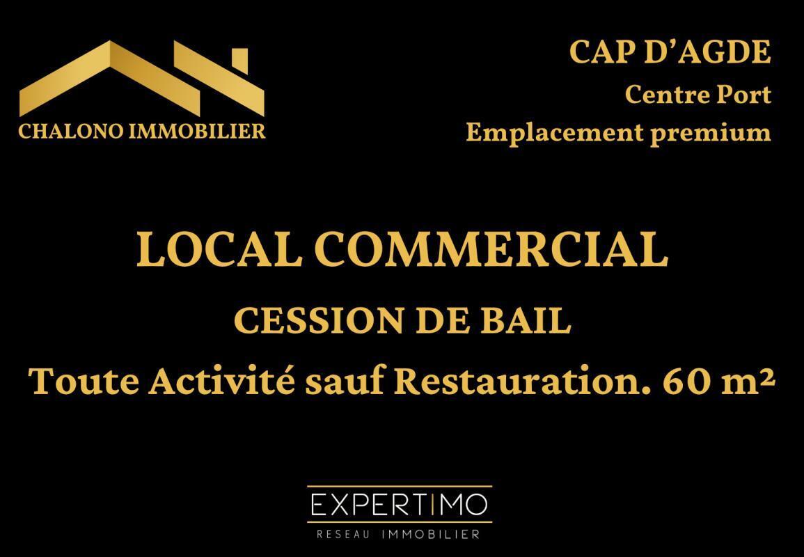 Local commercial dans LE CAP D'AGDE à louer Photo de l’immeuble– Image 1 sur 4