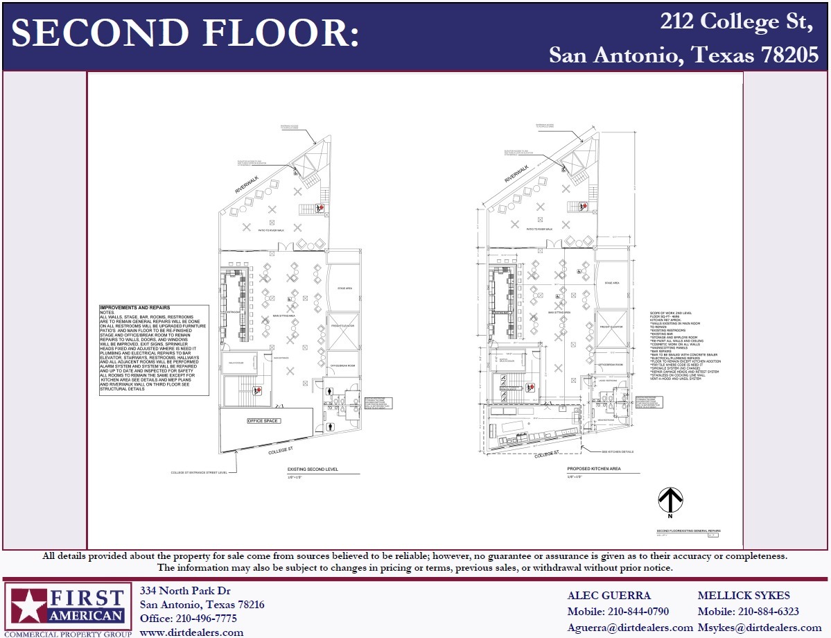 212 College St, San Antonio, TX à louer Plan d’étage– Image 1 sur 1