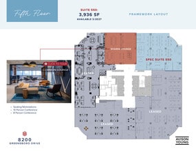 8180-8200 Greensboro Dr, McLean, VA à louer Plan d’étage– Image 1 sur 7