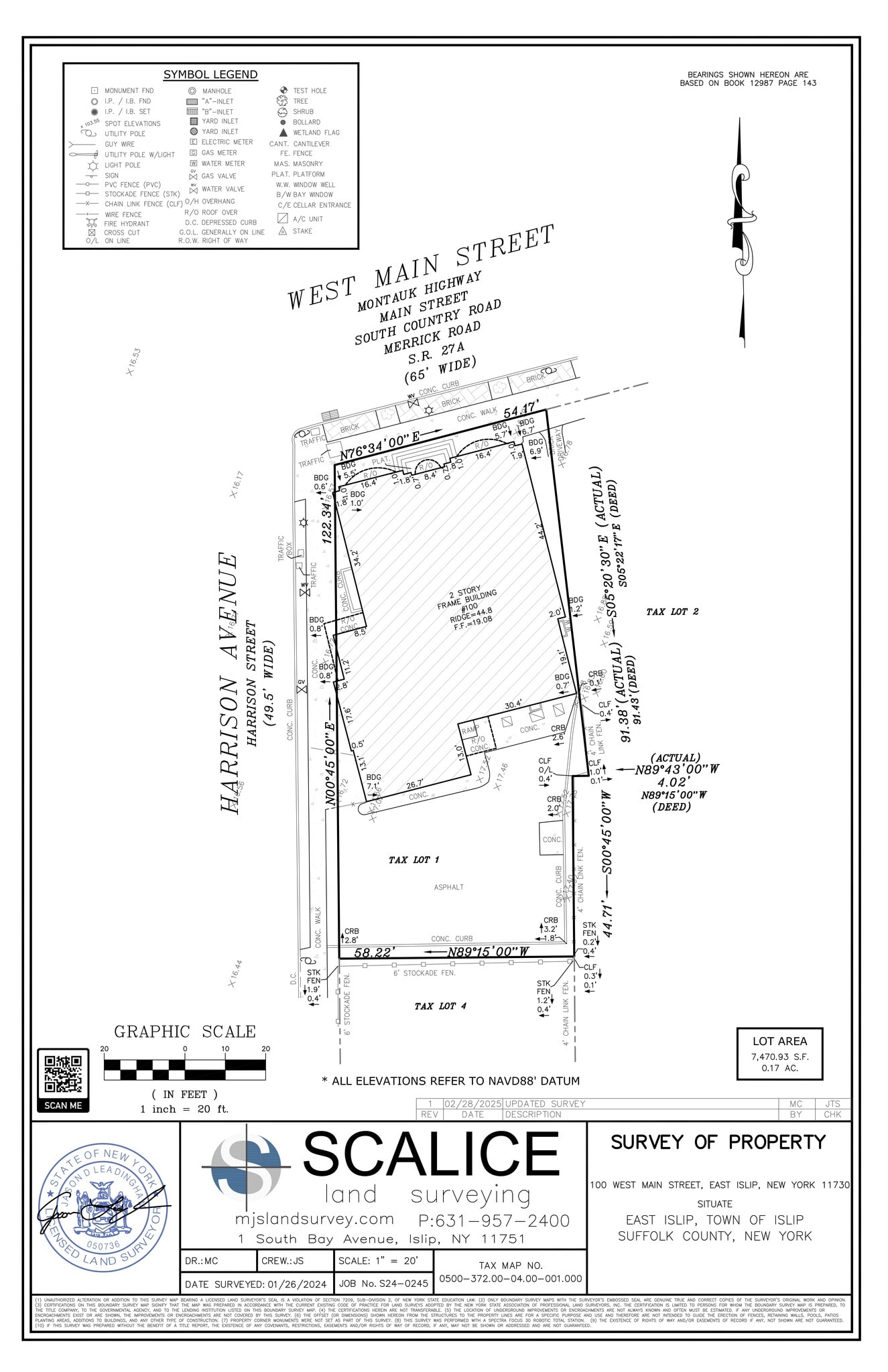 100 W Main St, East Islip, NY à louer Plan de site– Image 1 sur 1