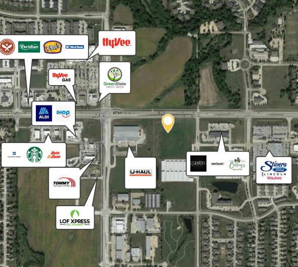 1250 Hickman Rd E, Waukee, IA à louer - Photo de l’immeuble – Image 1 sur 1