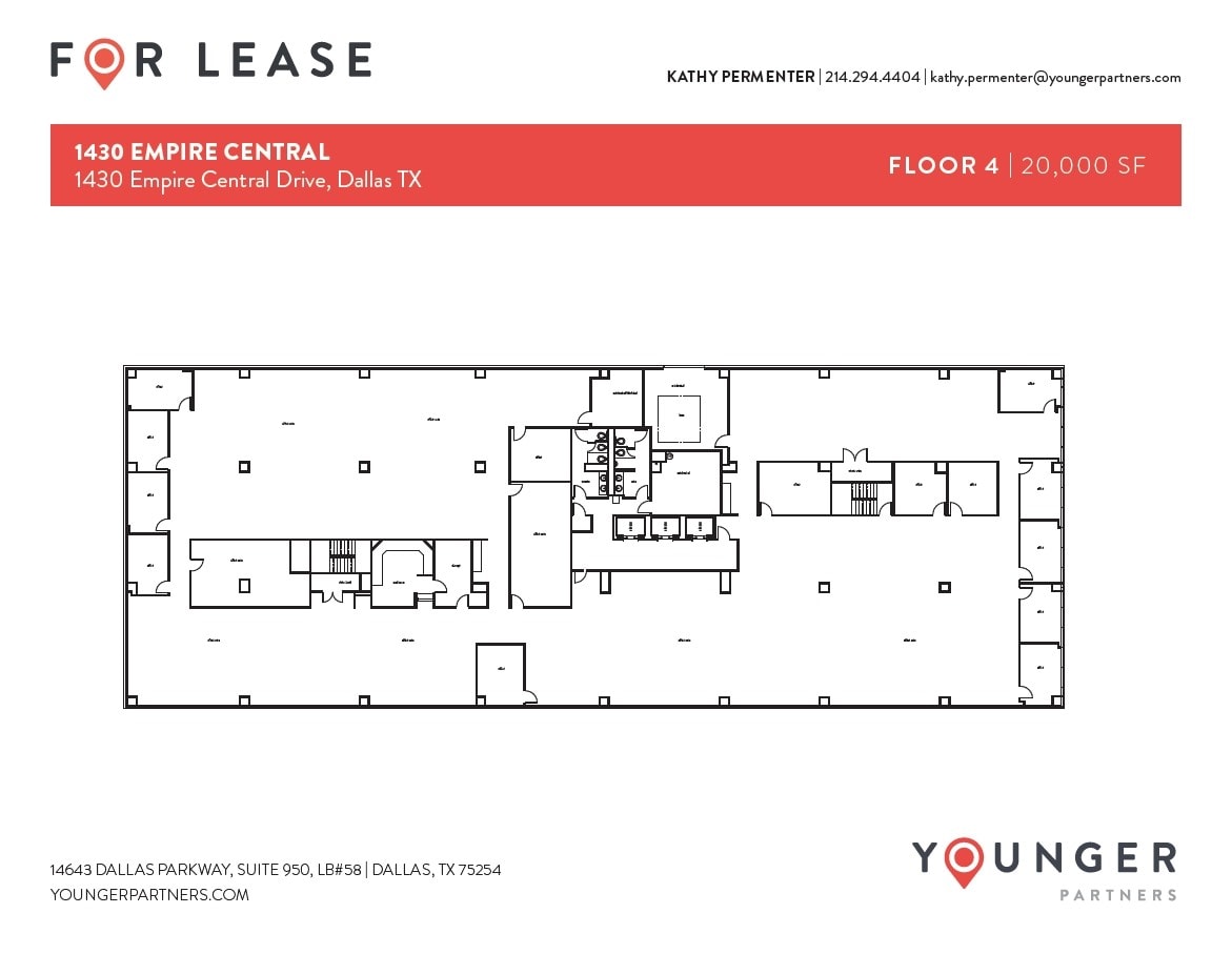 1430 Empire Central Dr, Dallas, TX à louer Plan d’étage– Image 1 sur 1