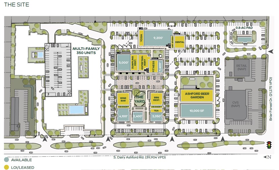 NEC Briar Forest, Houston, TX à louer - Plan de site – Image 2 sur 9
