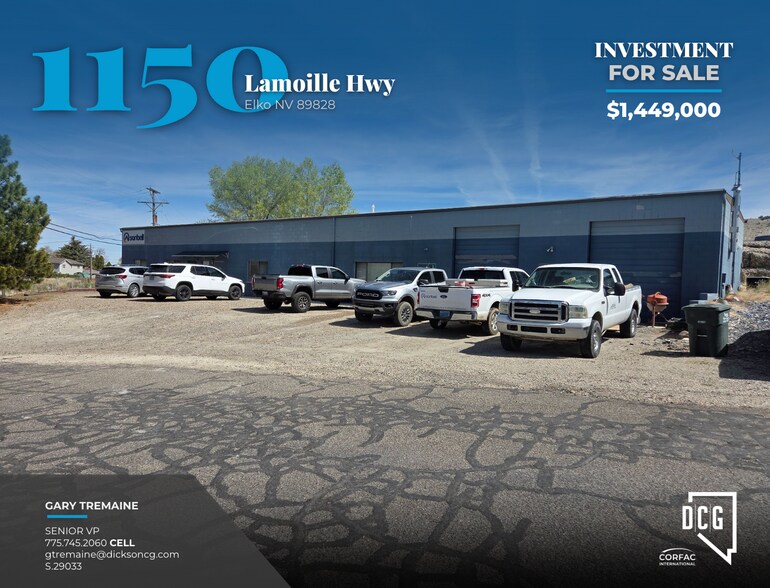 1150 Lamoille Hwy, Elko, NV à vendre - Photo de l’immeuble – Image 1 sur 8