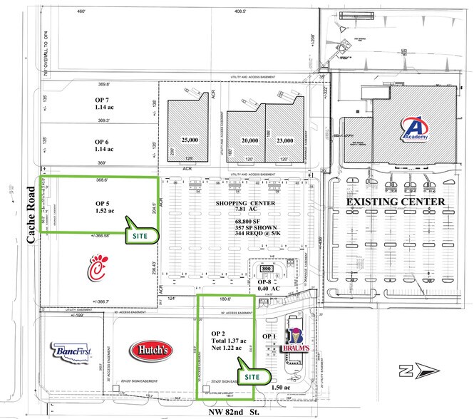 NWQ of NW Cache Rd & NW 82nd St, Lawton, OK à vendre - Plan de site – Image 3 sur 3