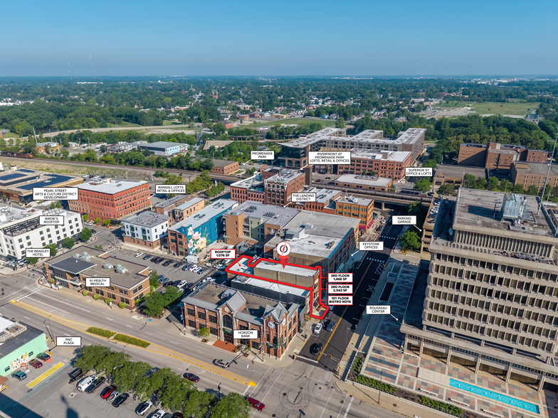 620 S Calhoun St, Fort Wayne, IN à vendre - Aérien – Image 3 sur 33