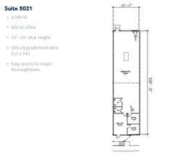 5029-5047 Martin Luther King Fwy, Fort Worth, TX à louer Plan d’étage– Image 1 sur 1