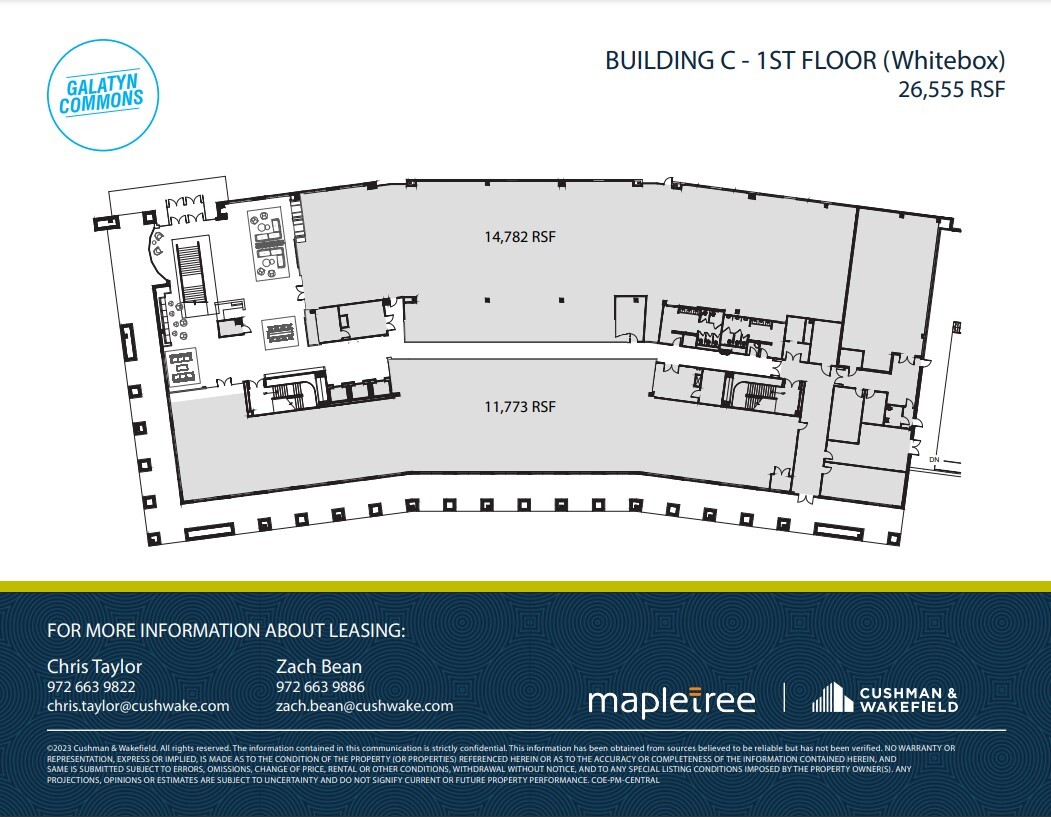 2380 Performance Dr, Richardson, TX à louer Plan d’étage– Image 1 sur 1