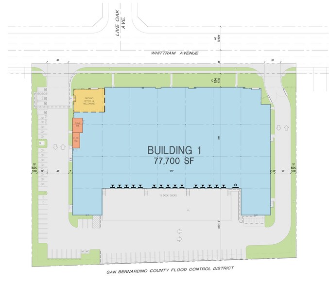 14879-14933 Whittram Ave, Fontana, CA à vendre - Plan de site – Image 2 sur 2