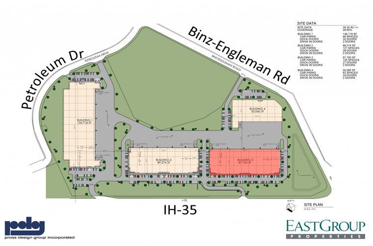 4210 N IH-35, San Antonio, TX à louer - Plan de site – Image 2 sur 7