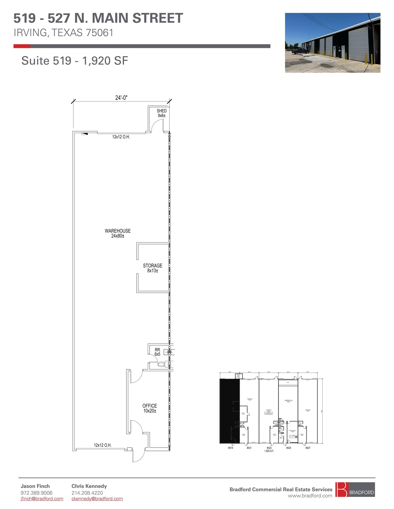 600-622 N Main St, Irving, TX à louer Plan de site– Image 1 sur 1