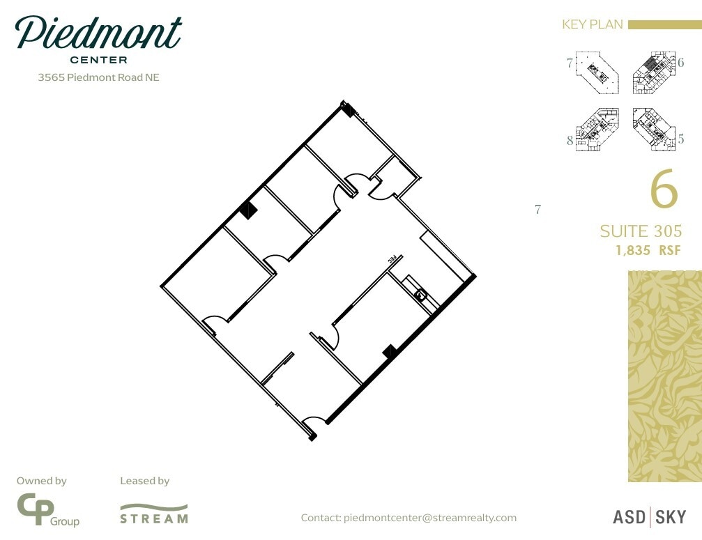 3495 Piedmont Rd NE, Atlanta, GA à louer Plan d’étage– Image 1 sur 1