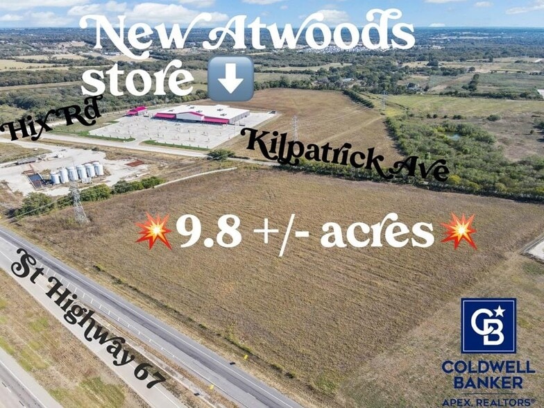501 Hix Rd, Cleburne, TX à vendre - Aérien – Image 2 sur 9