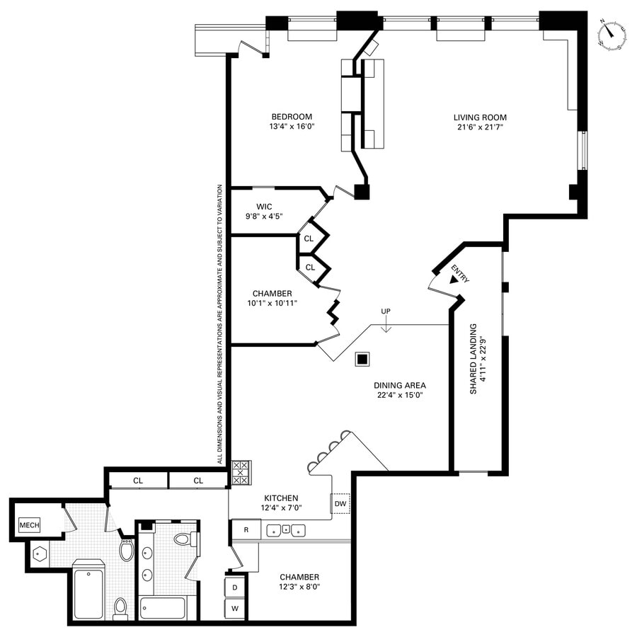 144-152 W 27th St, New York, NY 10001 - Lot 10F -  - Plan d’étage - Image 1 of 5