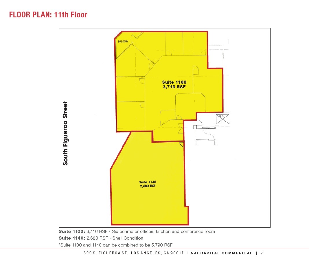 800 S Figueroa St, Los Angeles, CA à louer Plan d’étage– Image 1 sur 1