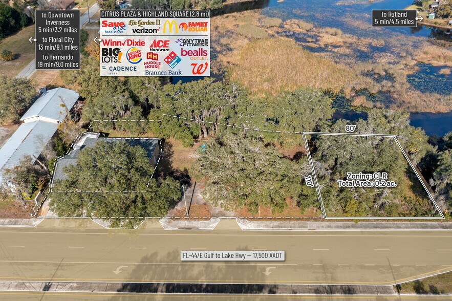 8933 Gulf to Lake Hwy, Inverness, FL à vendre - Photo de l’immeuble – Image 3 sur 18