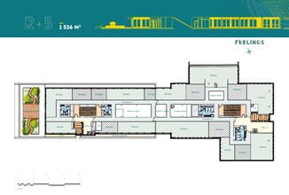 Bureau dans Bagneux à louer Plan d’étage– Image 1 sur 1