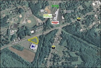 1013 Virginia Ave, Clarksville, VA - VUE AÉRIENNE  vue de carte