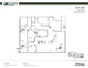 301 McCullough Dr, Charlotte, NC à louer Plan d’étage– Image 1 sur 1