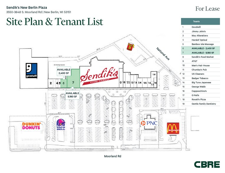 3550-3636 S Moorland Rd, New Berlin, WI à louer - Photo de l’immeuble – Image 2 sur 5