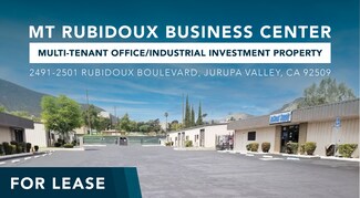 Plus de détails pour 2491 Rubidoux Blvd, Jurupa Valley, CA - Bureau, Industriel/Logistique à louer
