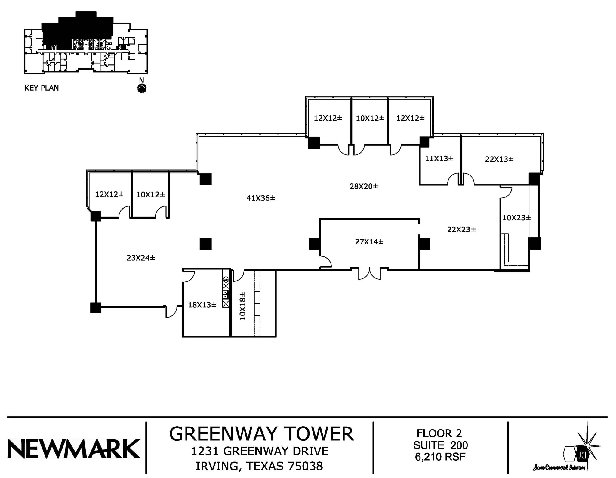 1231 Greenway Dr, Irving, TX à louer Plan d’étage– Image 1 sur 1