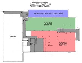 422 Summer St, Stamford, CT à louer Plan d’étage– Image 2 sur 2