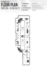 595 Bay St, Toronto, ON à louer Plan d’étage– Image 1 sur 1