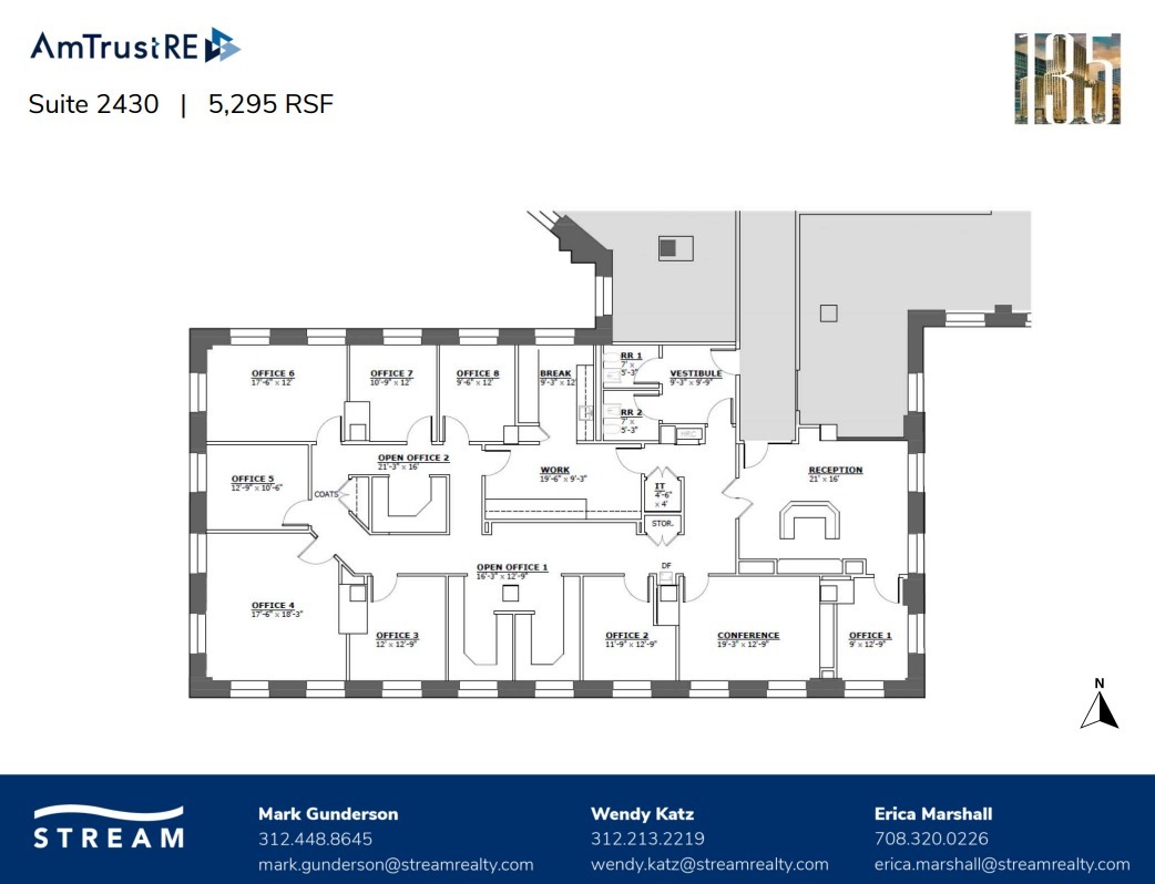 135 S LaSalle St, Chicago, IL à louer Plan d’étage– Image 1 sur 1