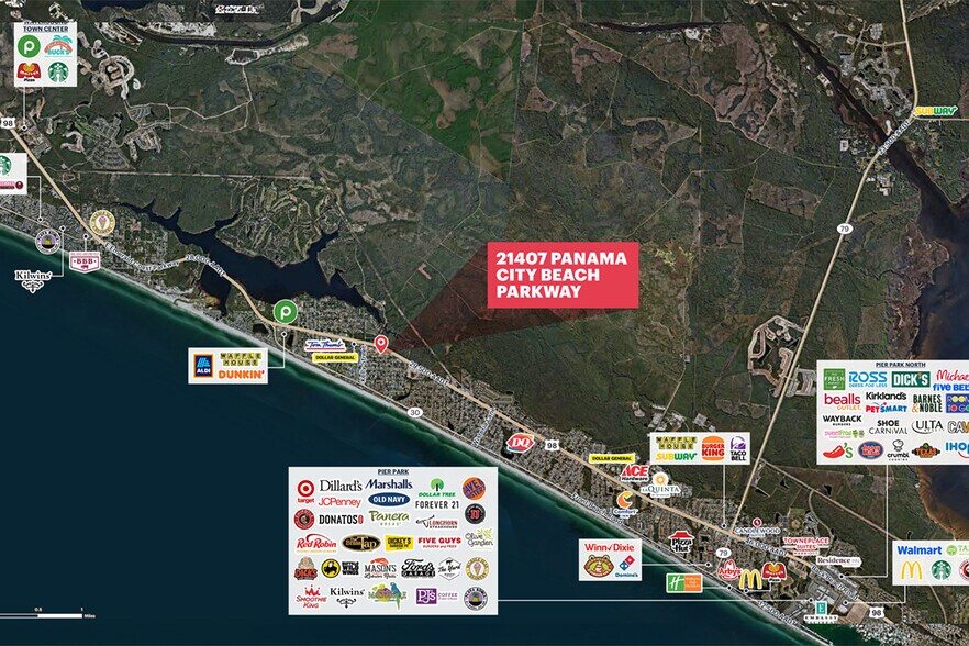 21407 Panama City Beach Pky, Panama City Beach, FL à louer - Aérien – Image 3 sur 3