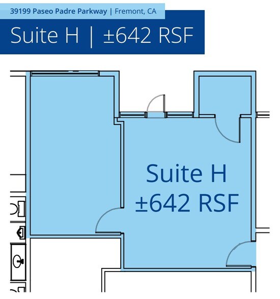 39221 Paseo Padre Pky, Fremont, CA à louer - Plan d’étage – Image 3 sur 3